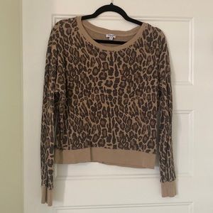 Women’s Splendid Thermal Cheetah Print Top